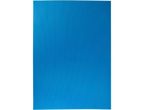 Goma eva ondulada liderpapel 50x70cm 2,2mm de espessura azul claro , Liderpapel , 67831 , 8423473879096